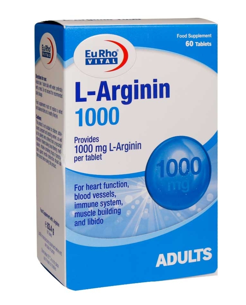 قرص ال آرژنین 1000 میلی گرم یوروویتال 60 عدد