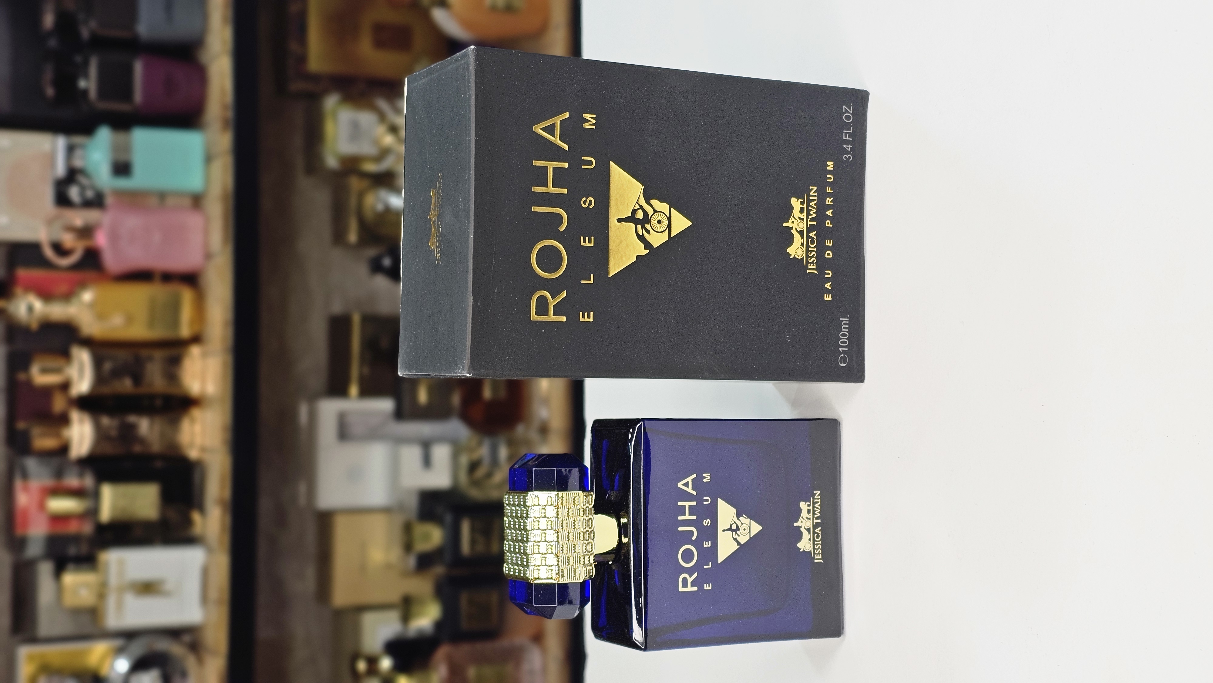 عطر ادوپرفیوم مردانه جسیکا تواین مدل روژا الیزیوم حجم ۱۰۰ میل
