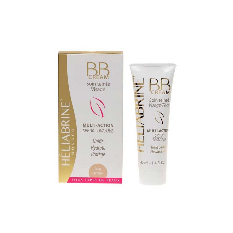 بی بی کرم SPF30 هلیا برین مناسب پوست نرمال تا مختلط حجم 40 میلی لیتر