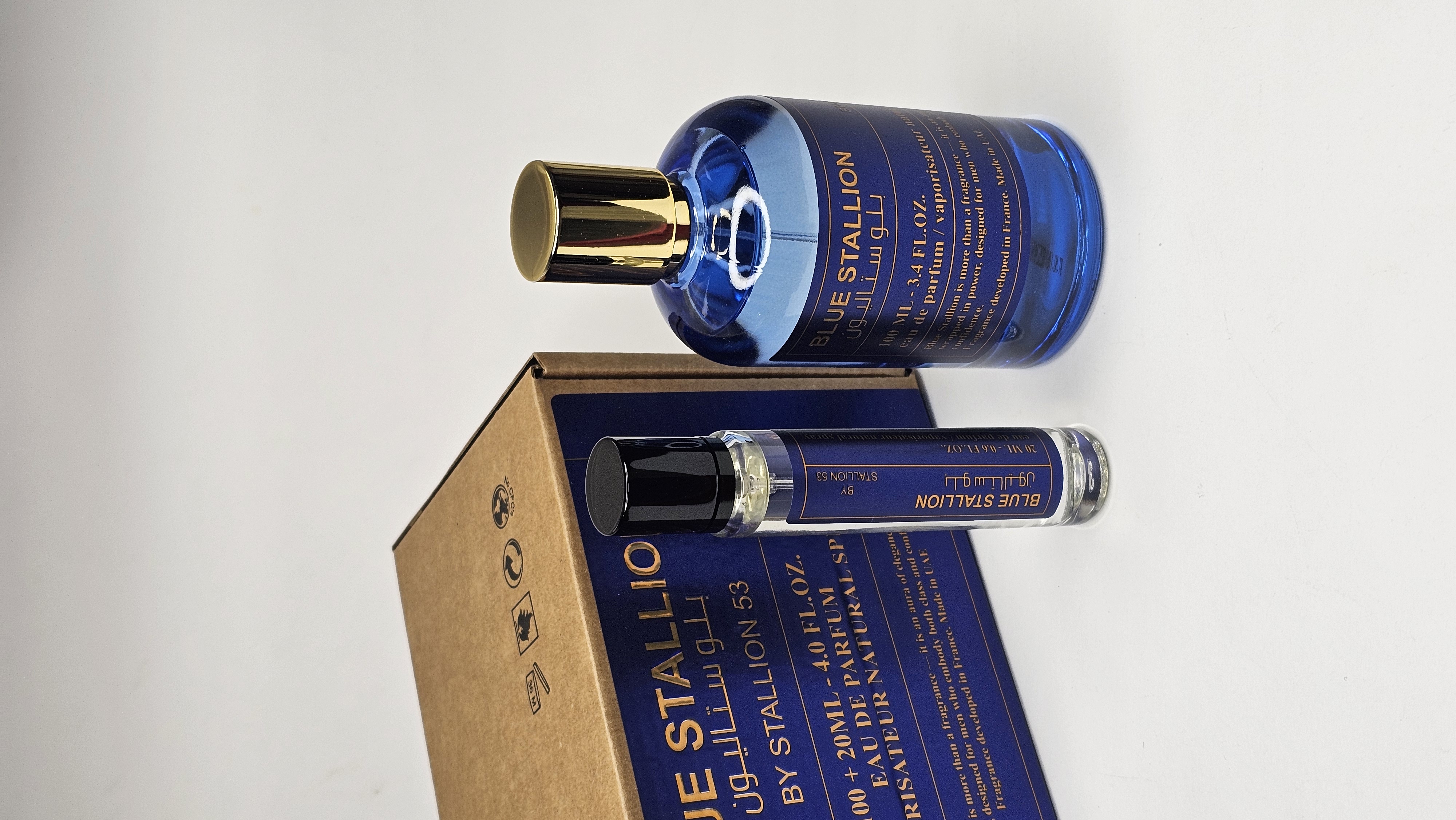 عطر ادوپرفیوم مردانه امپر بلو استالیون حجم ۱20میلی لیتر
