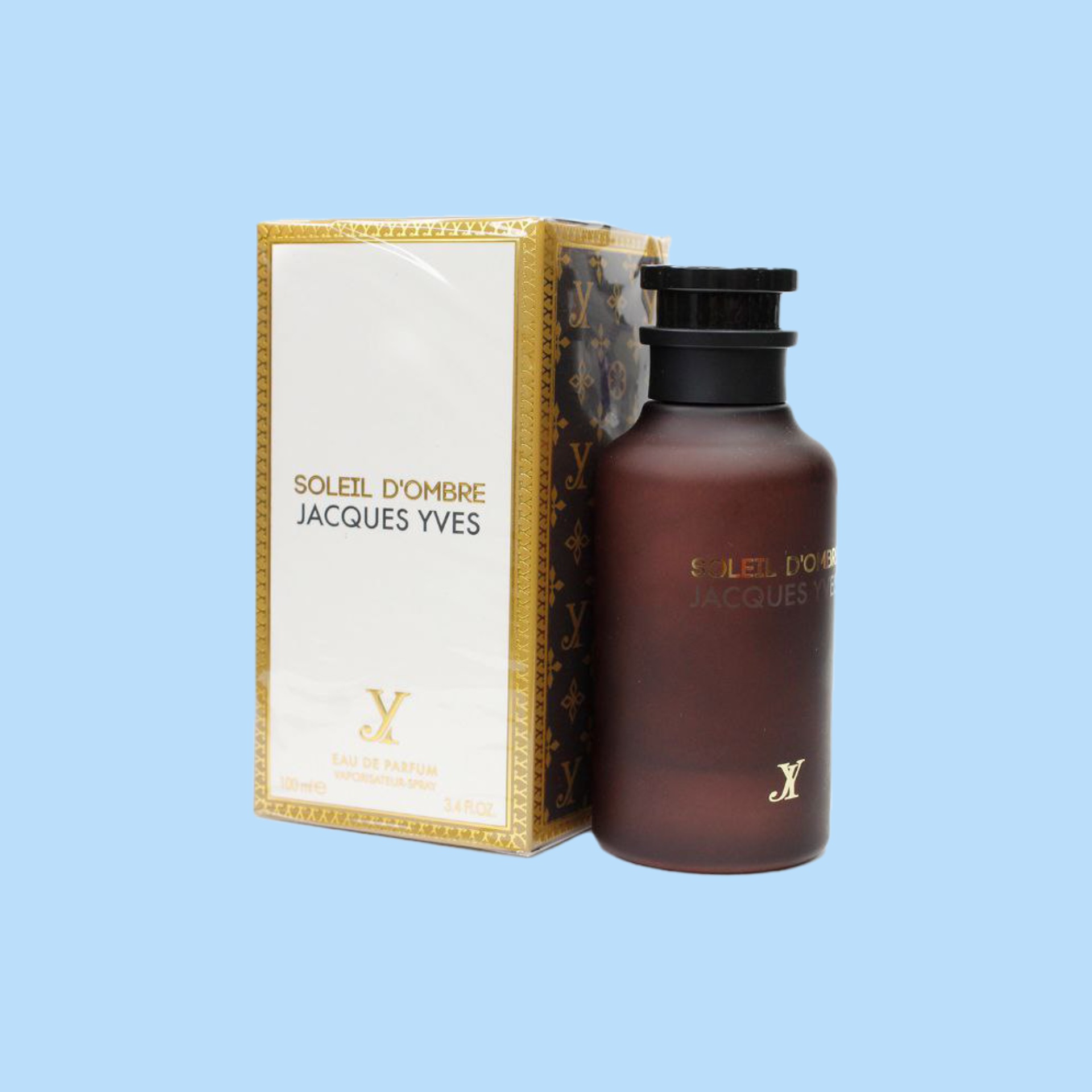 عطر ادوپرفیوم فراگرنس ورد مدل آکوا پورا رایحه تلخ و گرم Soleil D`ombre jacques yves حجم 100 میل