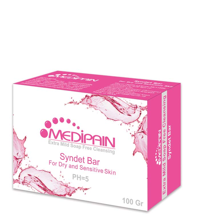 پن مدیپن مدل Syndet Bar مناسب پوست خشک و حساس حجم 100 میلی لیتر