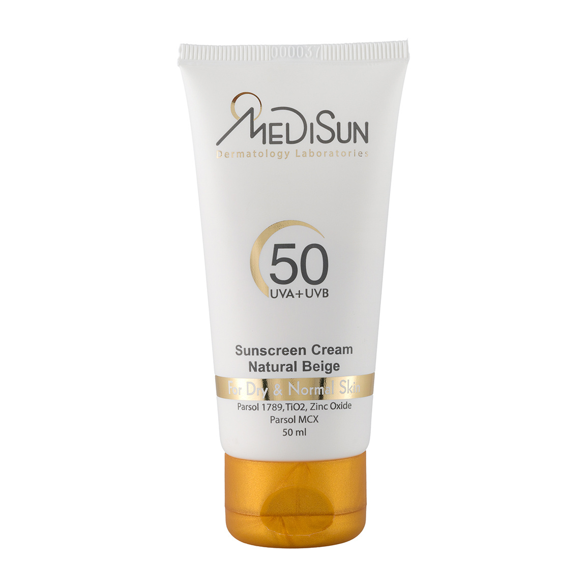 کرم ضد آفتاب رنگی مدیسان با SPF50 مناسب پوست نرمال و خشک حجم 50 میلی لیتر