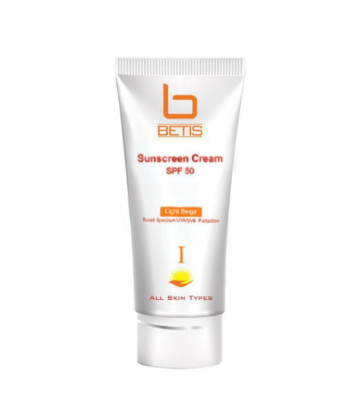 کرم ضد آفتاب رنگی بتیس با SPF50 مناسب انواع پوست حجم 45 میلی لیتر