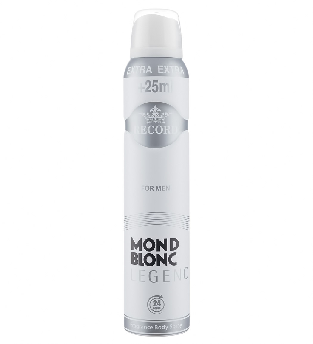 اسپری دئودورانت مردانه Mond Blonc Legend حجم 225میل رکورد