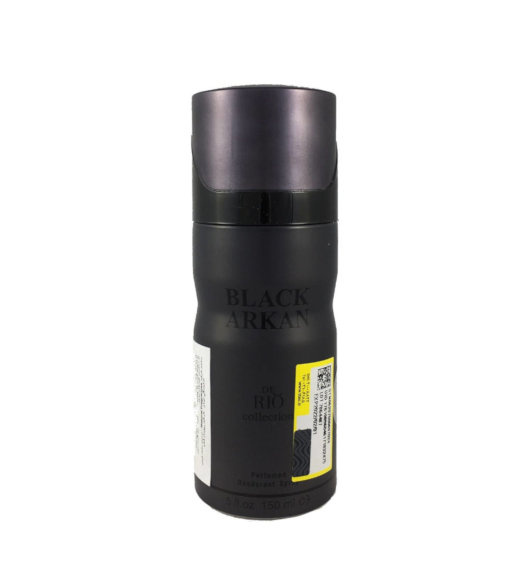 دئودورانت مردانه Black Arkan حجم 150میل ریو کالکشن