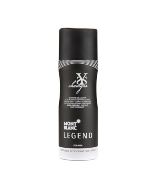دئودورانت مردانه Mont Blanc Legend حجم 200میل شمیاس