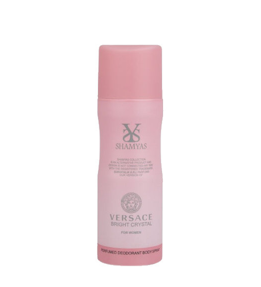 دئودورانت زنانه Versace Bright Crystal حجم 200میل شمیاس