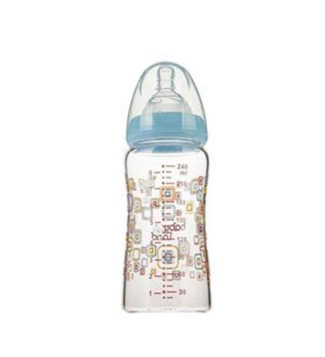 شیشه شیرخوری فاقد BPA کد 462 حجم 240 میل بی بی لند