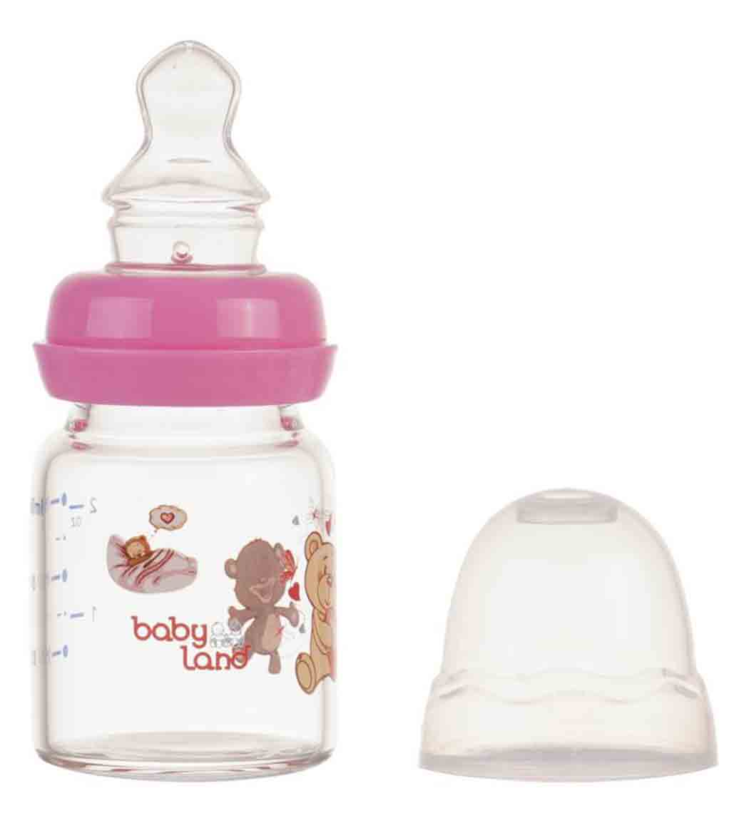 شیشه شیرخوری فاقد BPA کد 438 حجم 60 میل بی بی لند