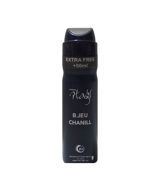اسپری خوشبو کننده 225+50 ml free بدن مردانه مدل Bleu Chanill هاگی