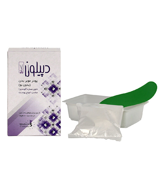 پودر موبر 50 گرمی بزرگ حاوی عصاره آلوئه ورا دپیلون