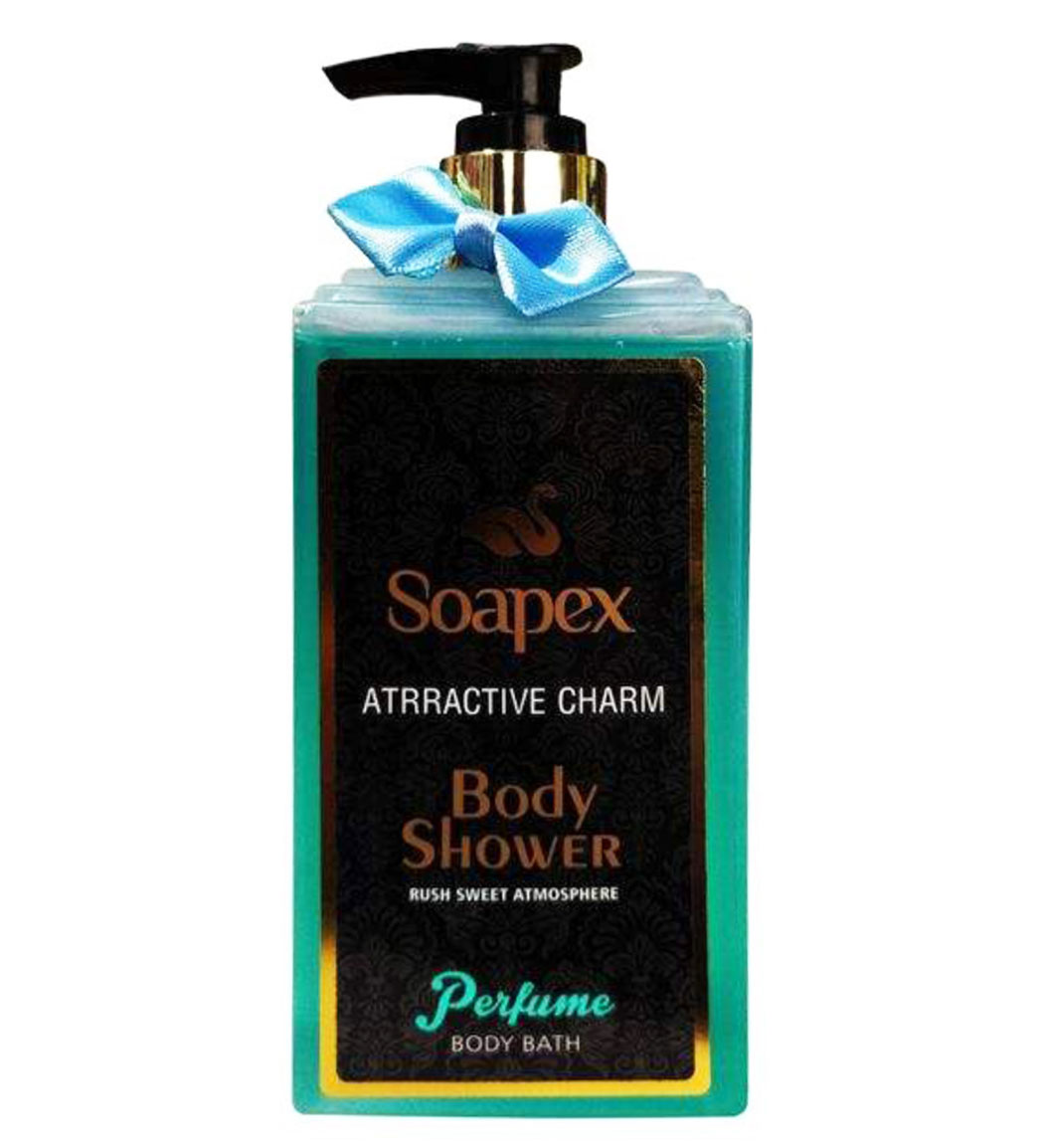 شامپو بدن آبی مدل Atrrachtive Charm حجم 350میل سوپکس