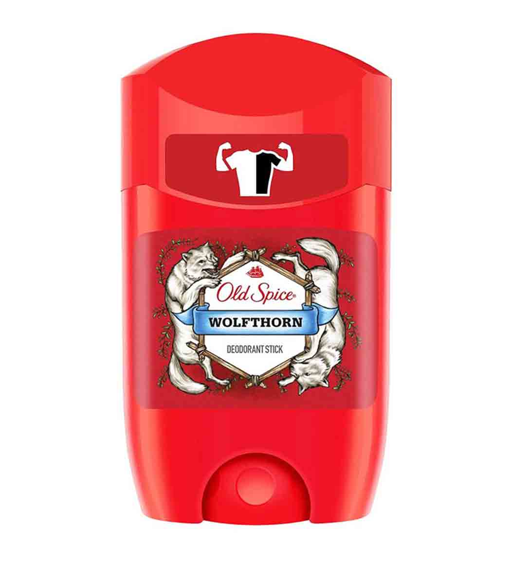 استیک دئودورانت مردانه 48 ساعته اُلد اسپایس مدل Wolf Thorn حجم 50 میلی لیتر