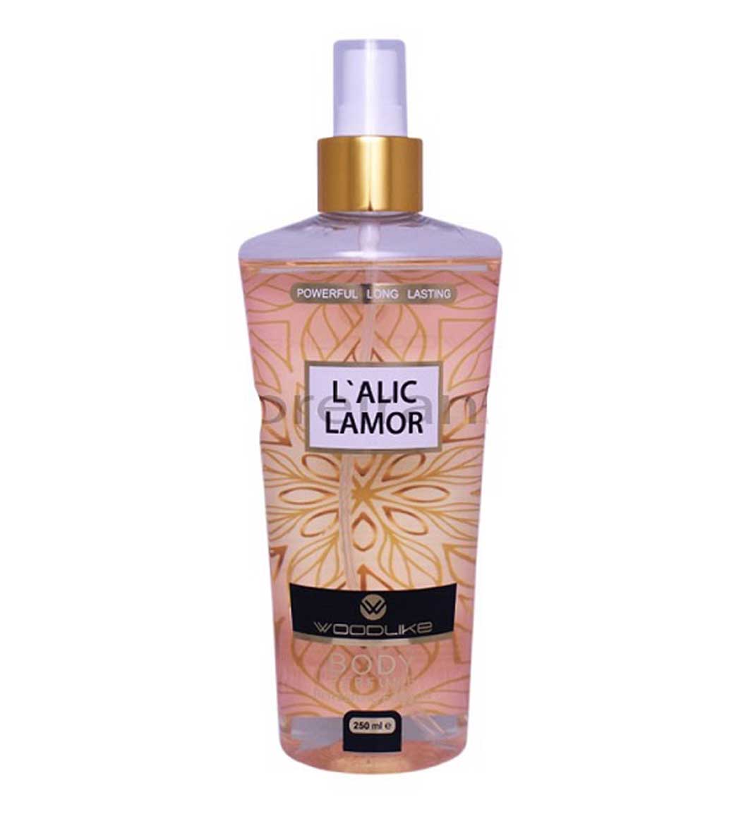 بادی اسپلش زنانه وودلایک مدل Lamour Lalique حجم 250 میلی لیتر