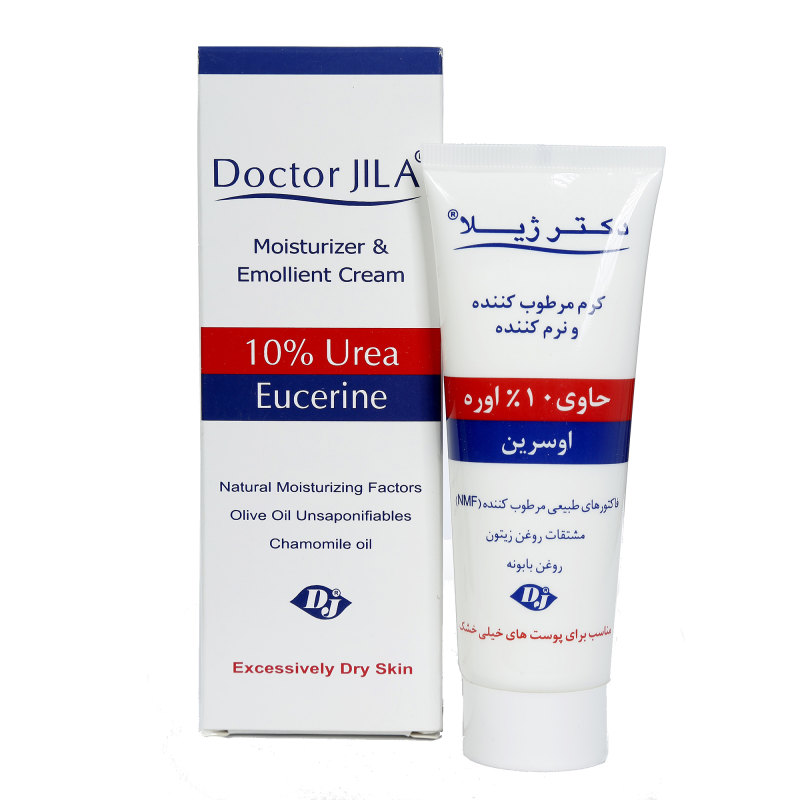 کرم نرم کننده 10 درصد اوره دکتر ژیلا مناسب پوست خیلی خشک ۷۵ گرم