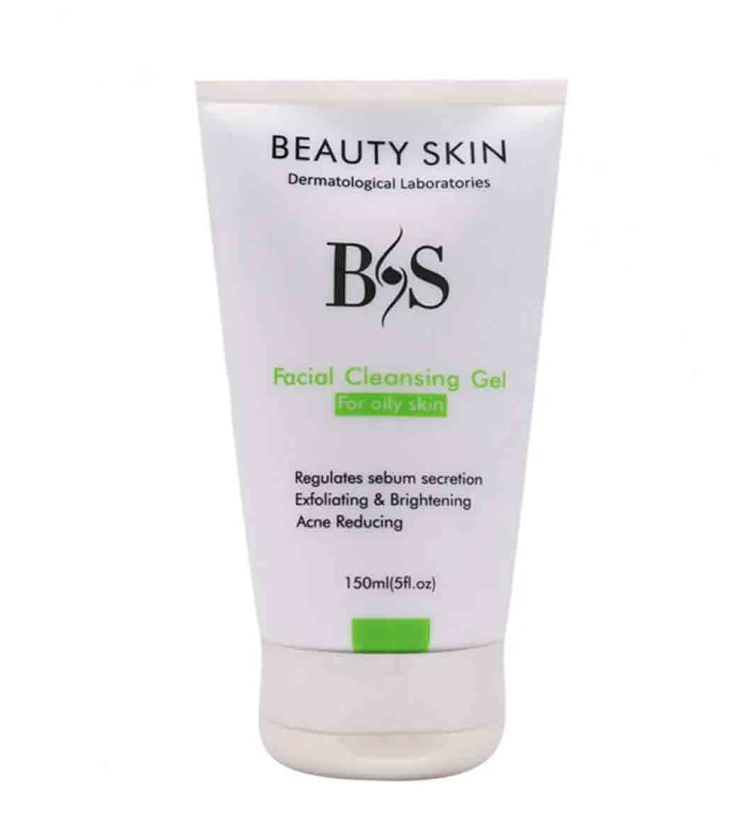 ژل شستشو صورت بیوتی اسکین مدل sebum oily حجم 150میلی لیتر