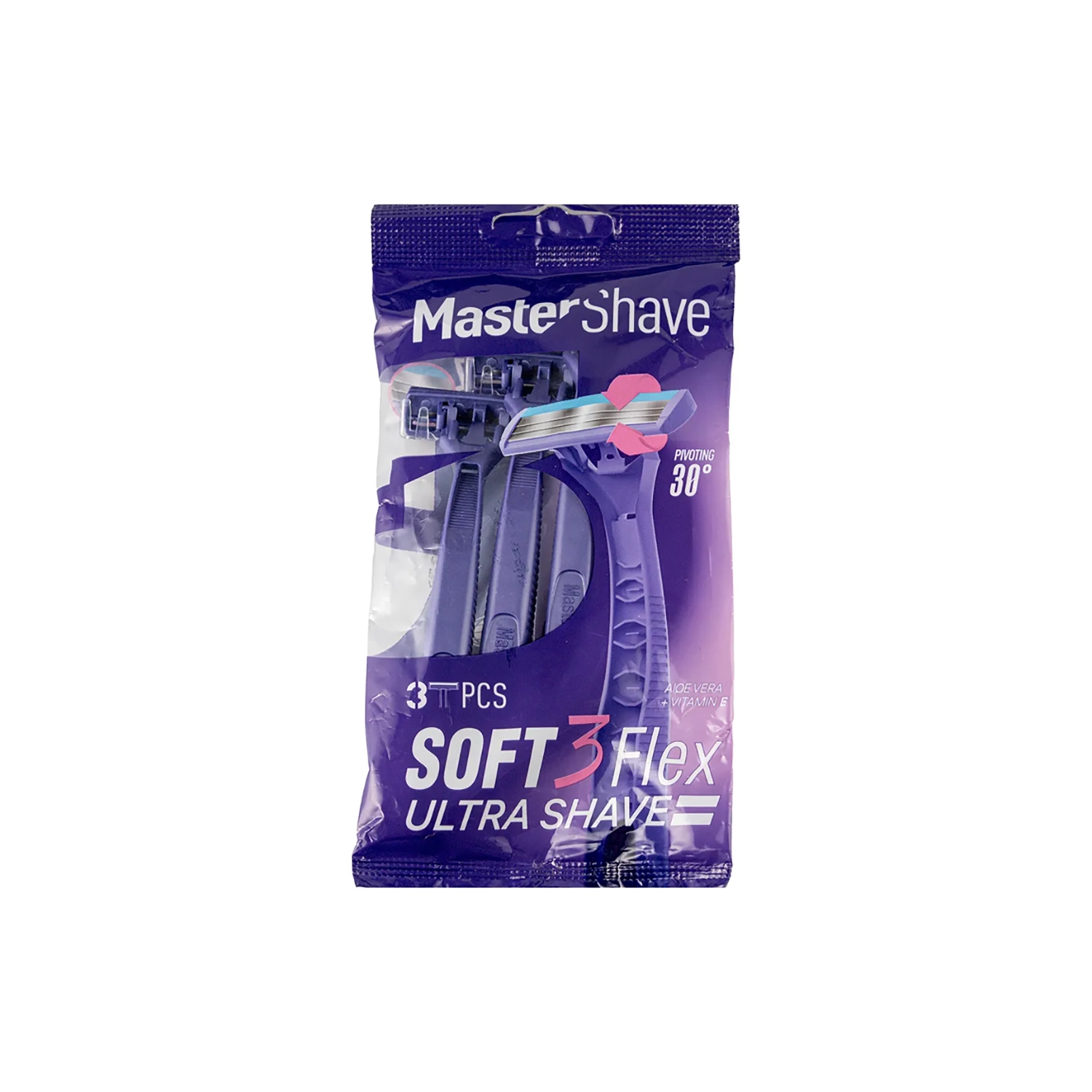 خودتراش سه لبه مستر شیو مدل Soft بسته 3 عددی