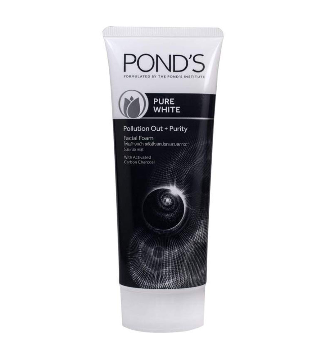 فوم پاک کننده و روشن کننده حاوی ذغال شارکل Pure White حجم 100 میل پوندز