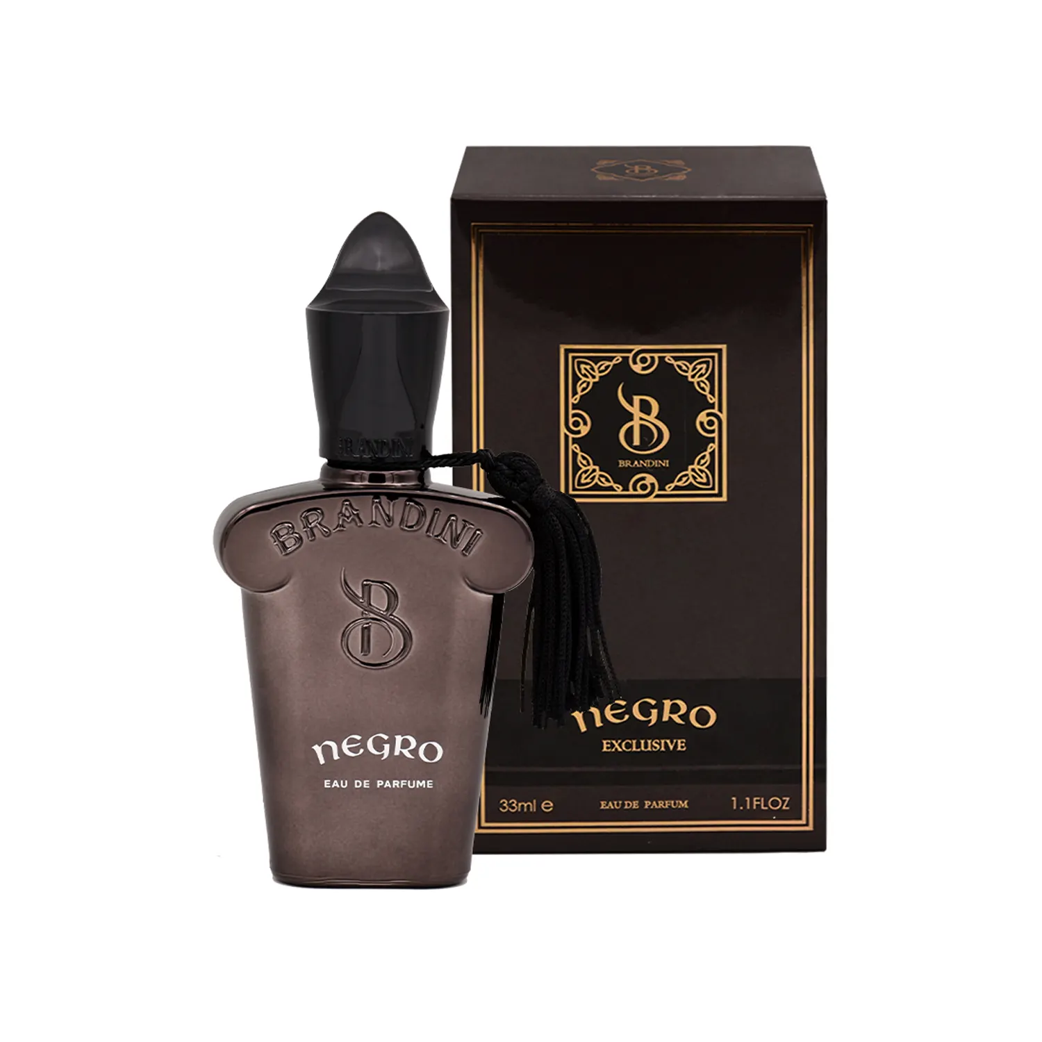 عطر جیبی برندینی مدل Negro حجم 33 میلی لیتر