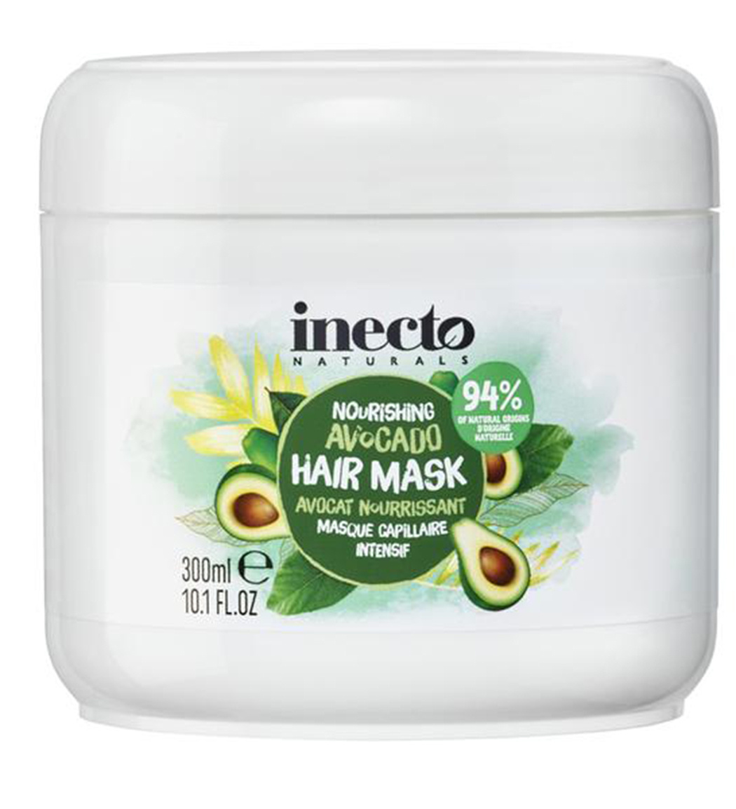 ماسک مو آبرسان اینکتو مدل Nourishing Avocado مناسب مو خشک و شکننده حجم 300 میلی لیتر