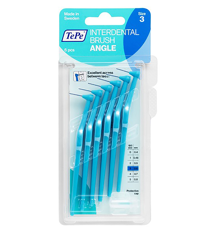 مسواک بین دندانی ته په مدل Angle سایز 3 بسته 6 عددی