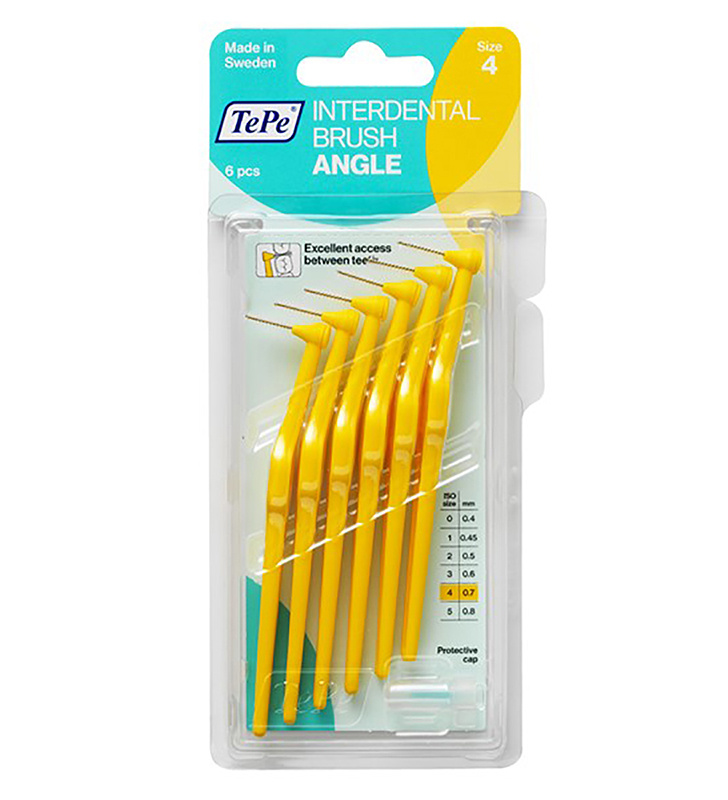 مسواک بین دندانی ته په مدل Angle سایز 4 بسته 6 عددی