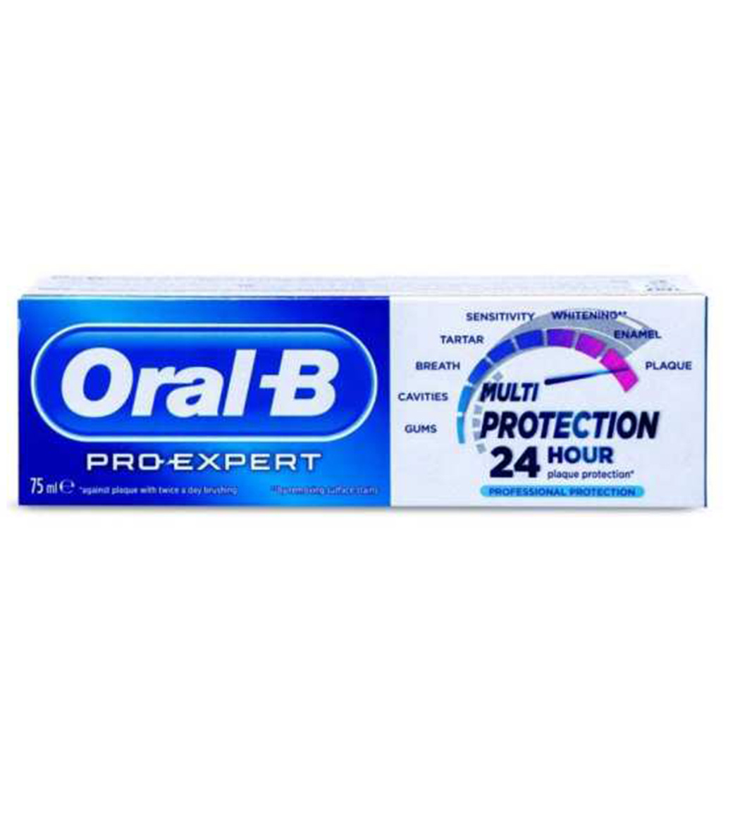 خمیر دندان مدل Multi Protection 24 Hour حجم 75میل اورال بی
