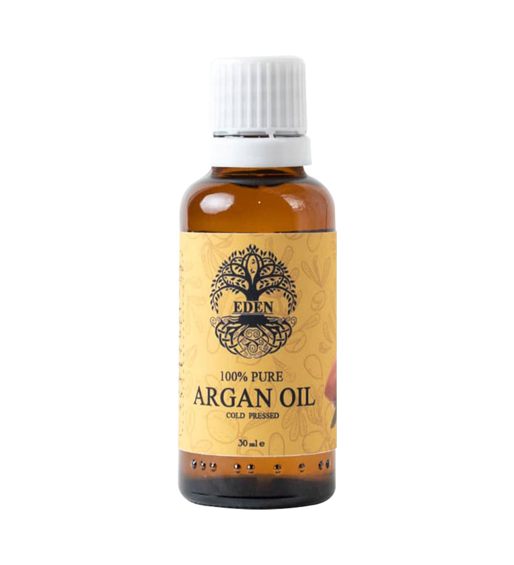 روغن آرگان مراکشی آبرسان قوی درخشان کننده پوست و مو 30میل ایدن نچرال بیوتی