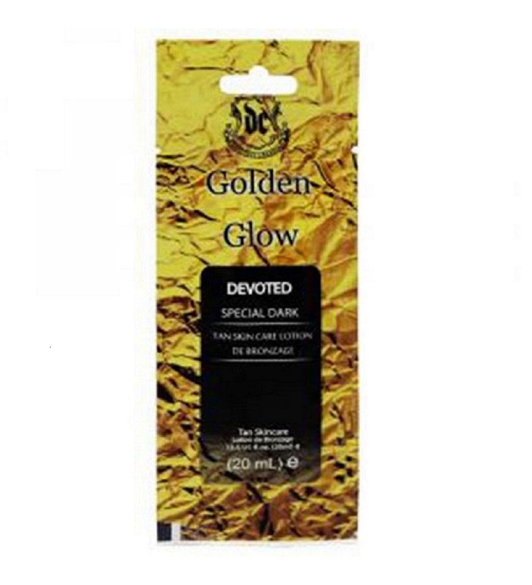 لوسیون سولاریوم یکبار مصرف دیوتد مدل Golden Glow حجم 20 میلی لیتر