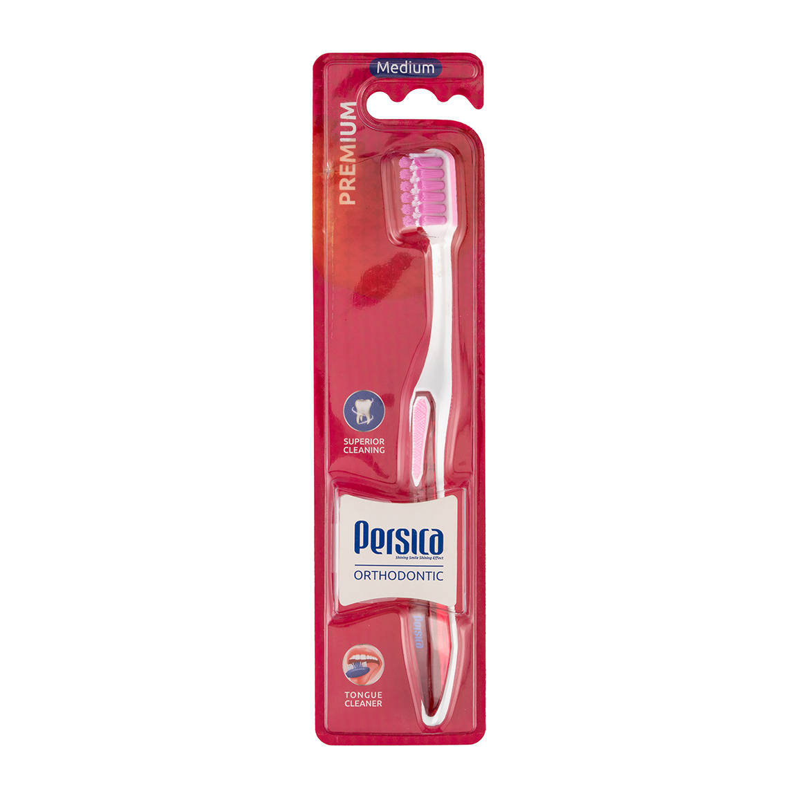 مسواک پرسیکا مدل پریمیوم کد P321 با برس متوسط با ارسال رنگ رندوم