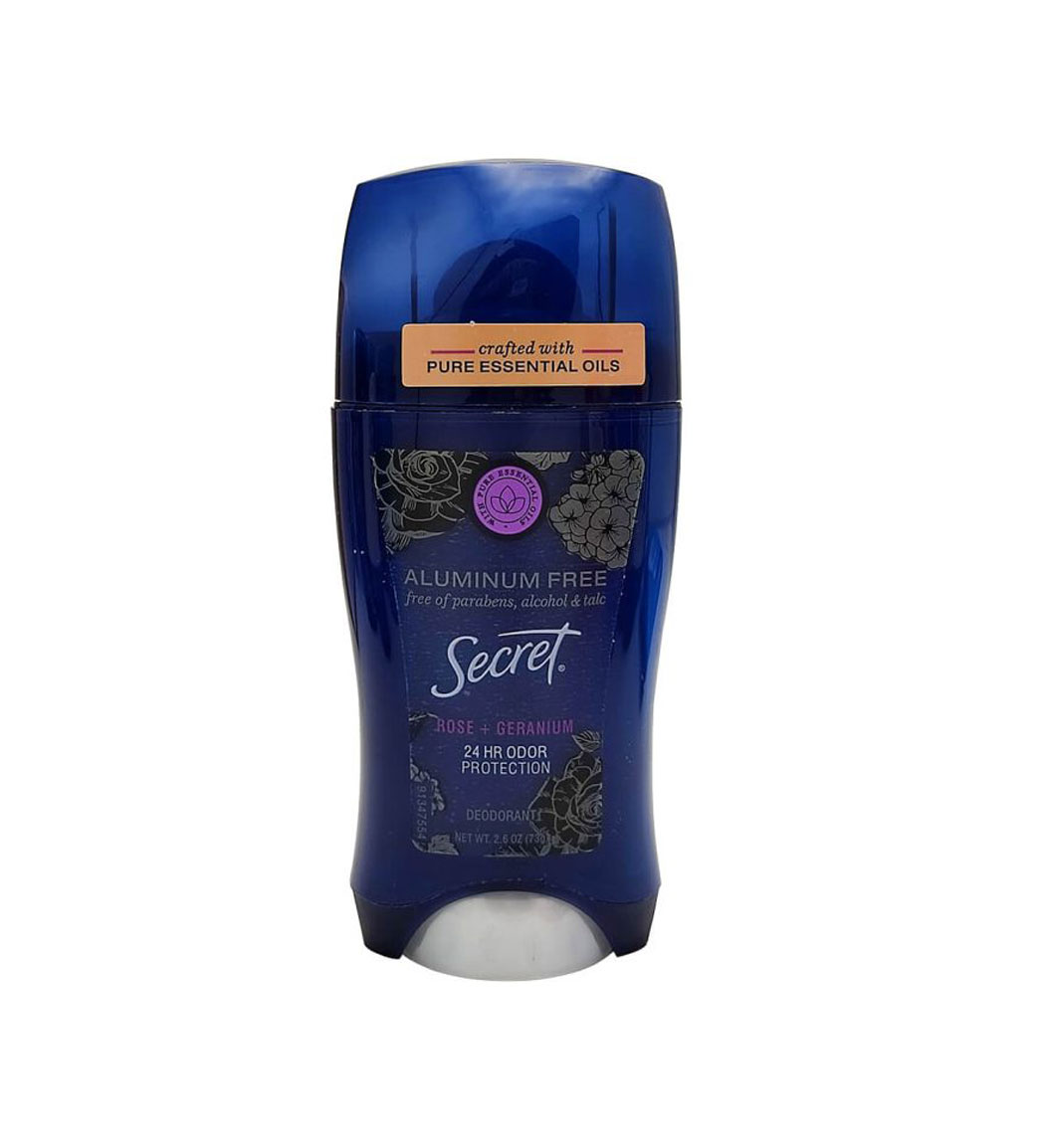 دئودورانت صابونی سکرت مدل Rose Geranium حجم 73 گرم