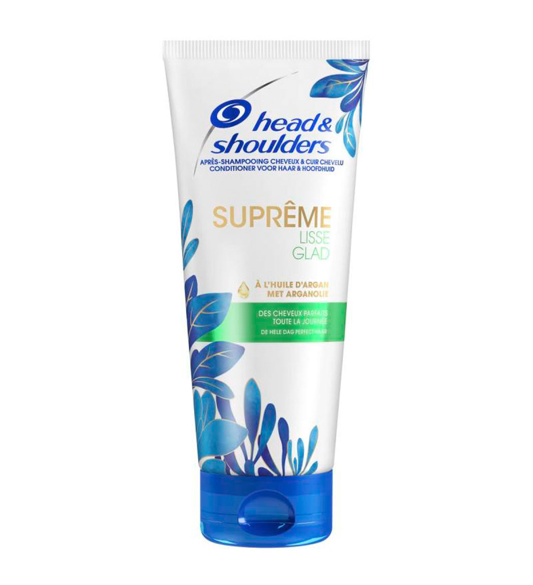ماسک مو تغذیه کننده هد اند شولدر مدل Supreme Lisse Glad مناسب انواع مو حجم 220 میلی لیتر