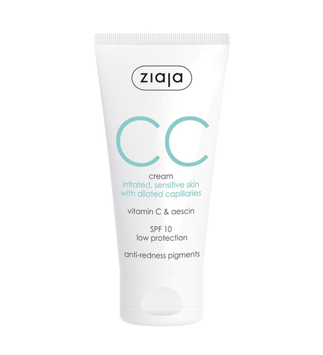 سی سی کرم SPF10 پوست تحریک شده و حساس زیاجا