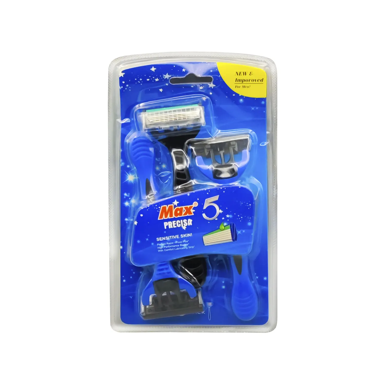 خود تراش مکس مدل 5Blades-M2 بسته 3 عددی