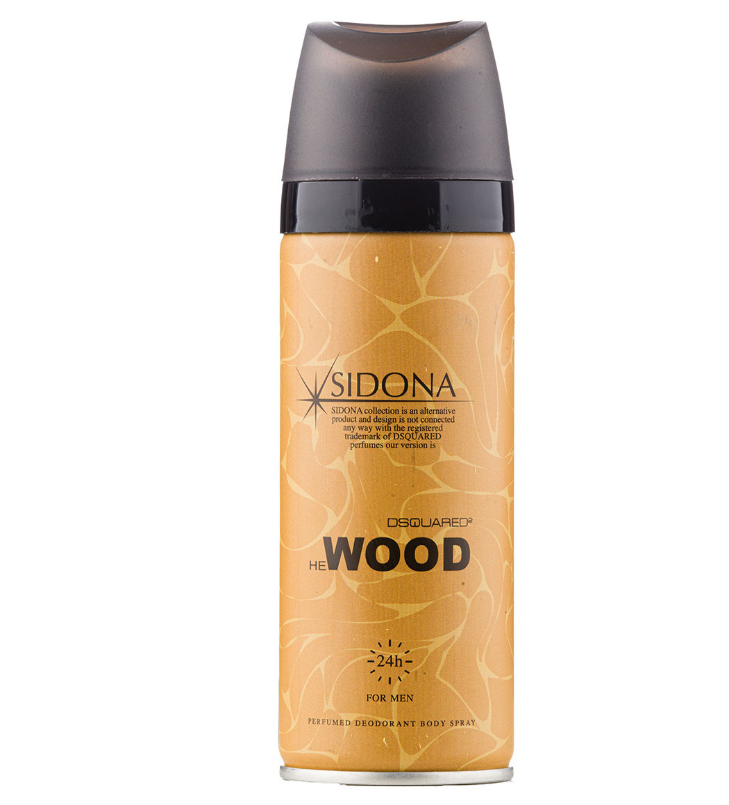 اسپری دئودورانت مردانه سیدونا مدل He Wood حجم 200 میلی لیتر