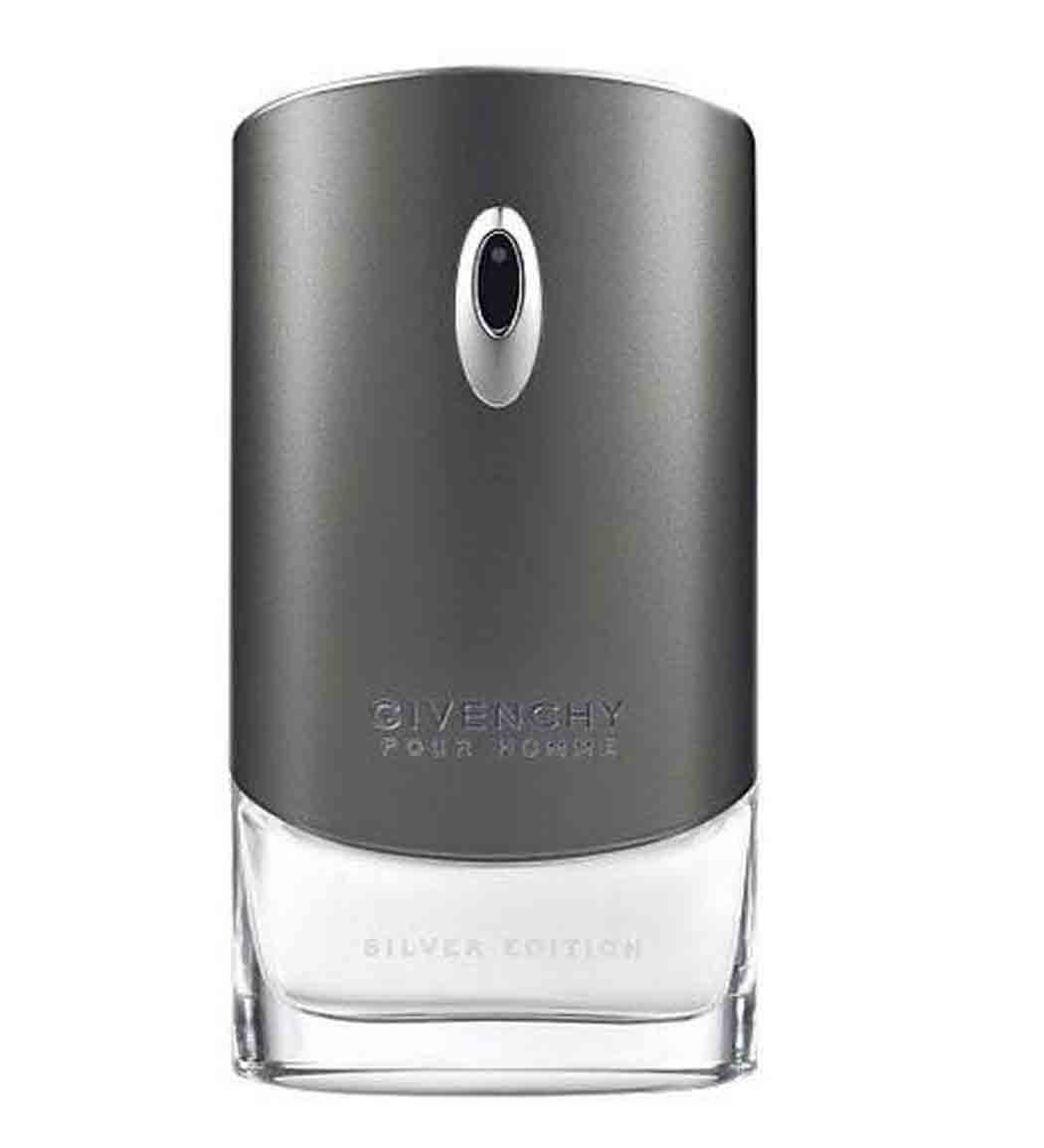 ادوتویلت مردانه ژیوانشی مدل pour homme silver حجم 100میلی لیتر