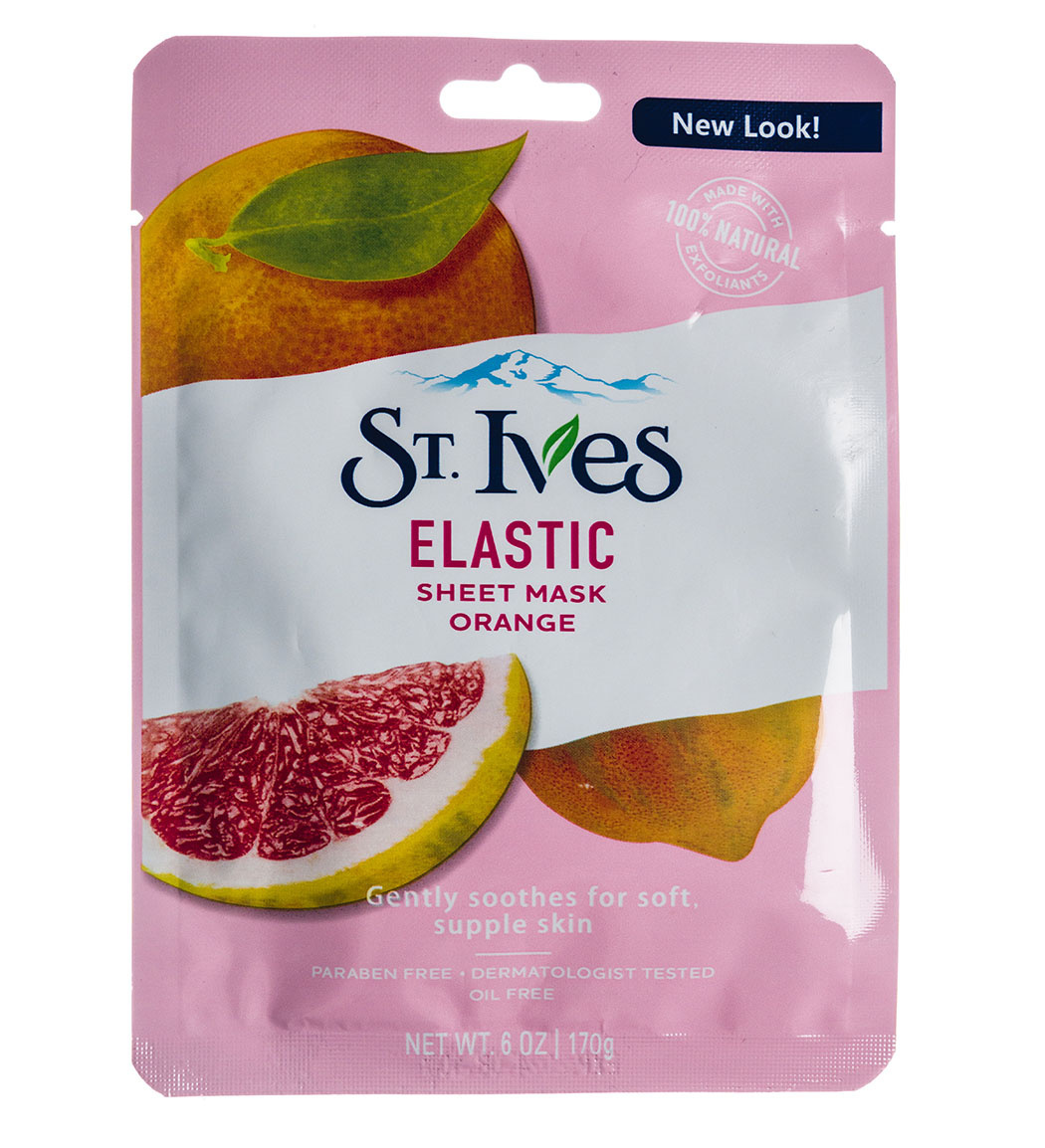 ماسک ورقه ای سینت ایوز مدل Elastic حاوی عصاره پرتغال 170 گرم