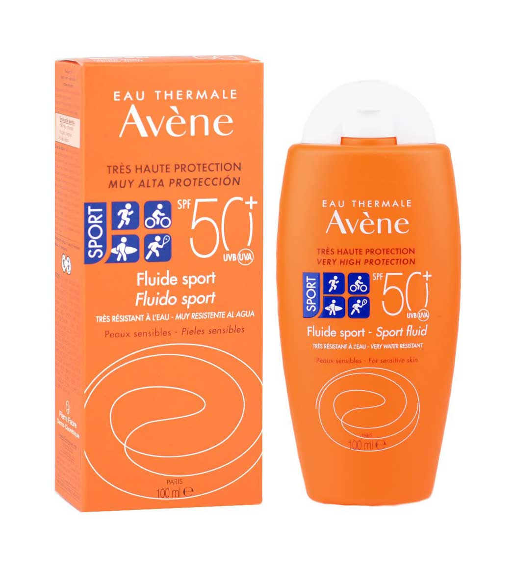 کرم ضد آفتاب اون بی رنگ مدل Fluid Sport با SPF50 مناسب انواع پوست حجم 100 میلی لیتر