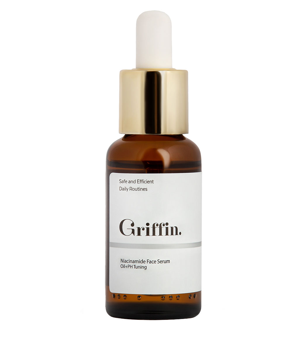 سرم تنظیم کننده چربی پوست گریفین مدل Niacinamide حجم 30میلی لیتر