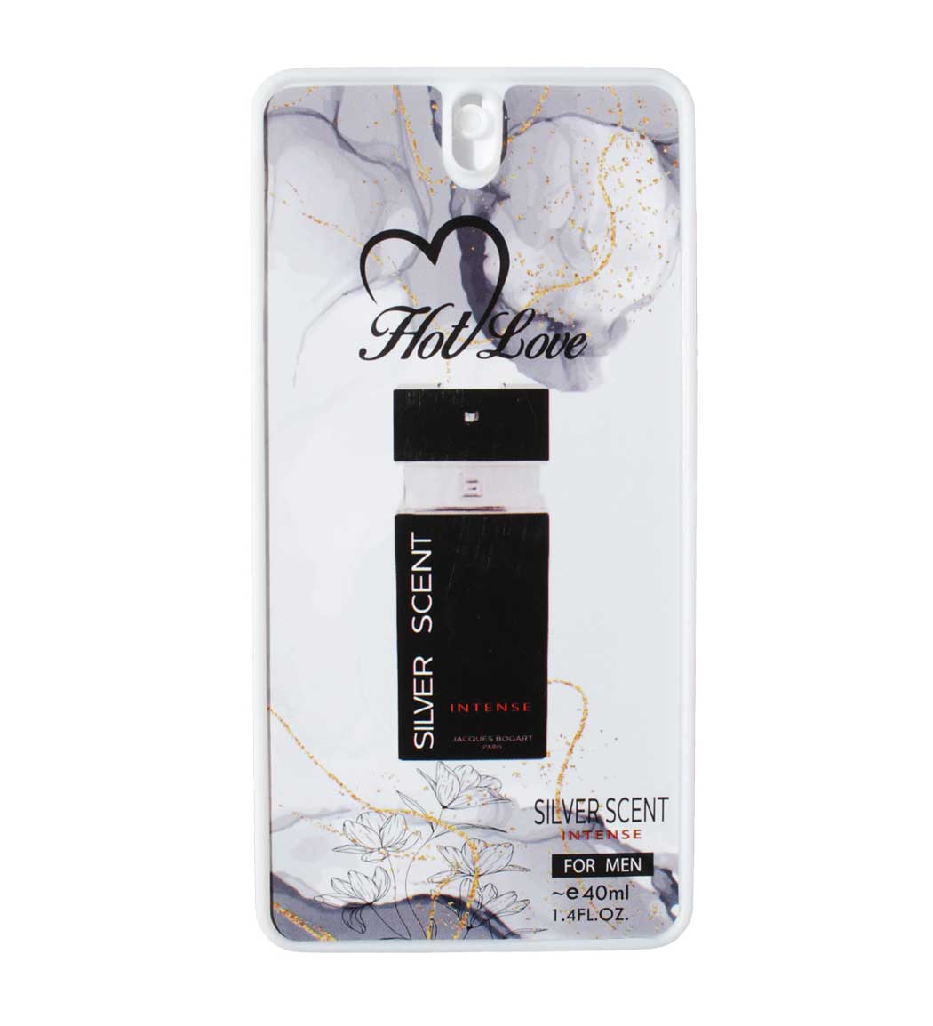 عطر جیبی مردانه هات لاو مدل Bogart Silver Scent حجم 40 میلی لیتر