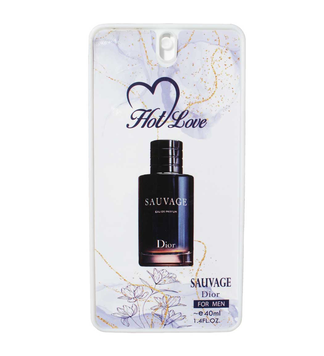 عطر جیبی مردانه هات لاو مدل Sauvage Dior حجم 40میلی لیتر