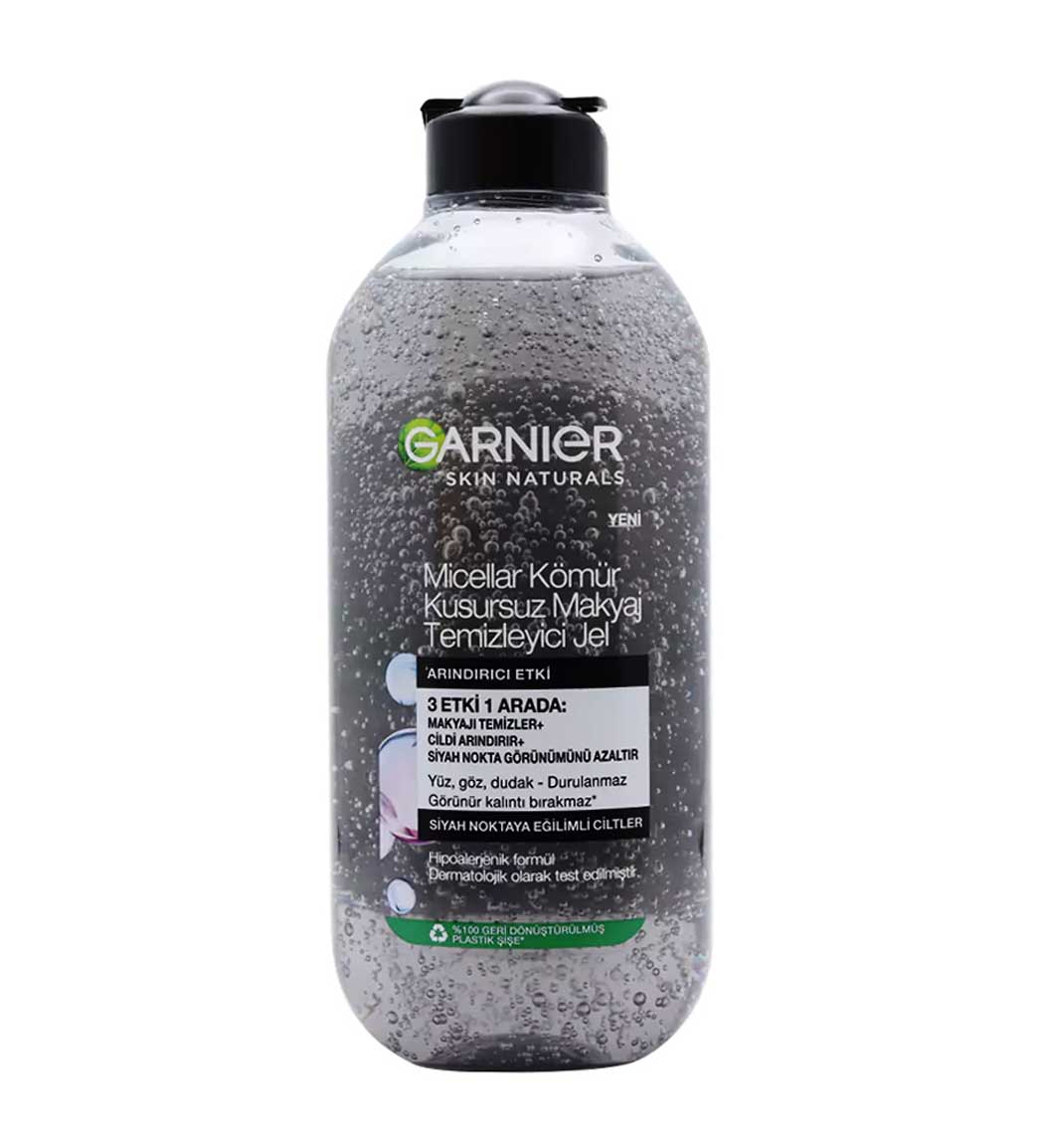 ژل میسلار گارنیر مدل Charcoal حاوی زغال فعال حجم 400 میلی لیتر