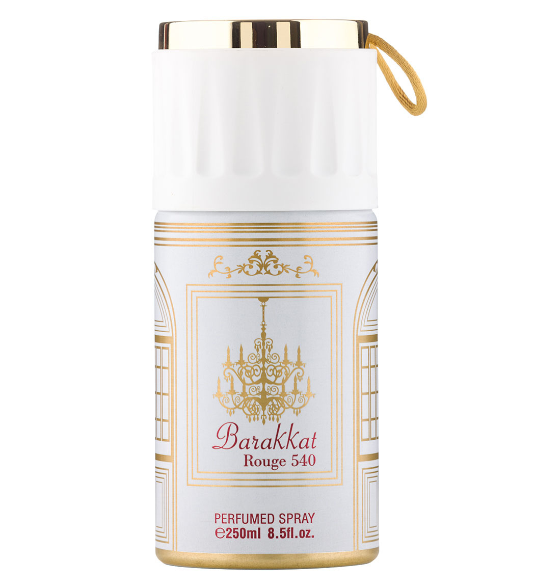 اسپری خوشبوکننده بدن فراگرنس ورد مدل Barakkat Rouge 540 White حجم 250 میلی لیتر