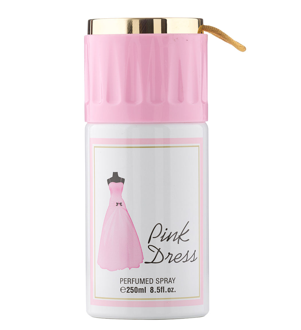 اسپری خوشبوکننده بدن فراگرنس ورد مدل Pink Dress حجم 250 میلی لیتر