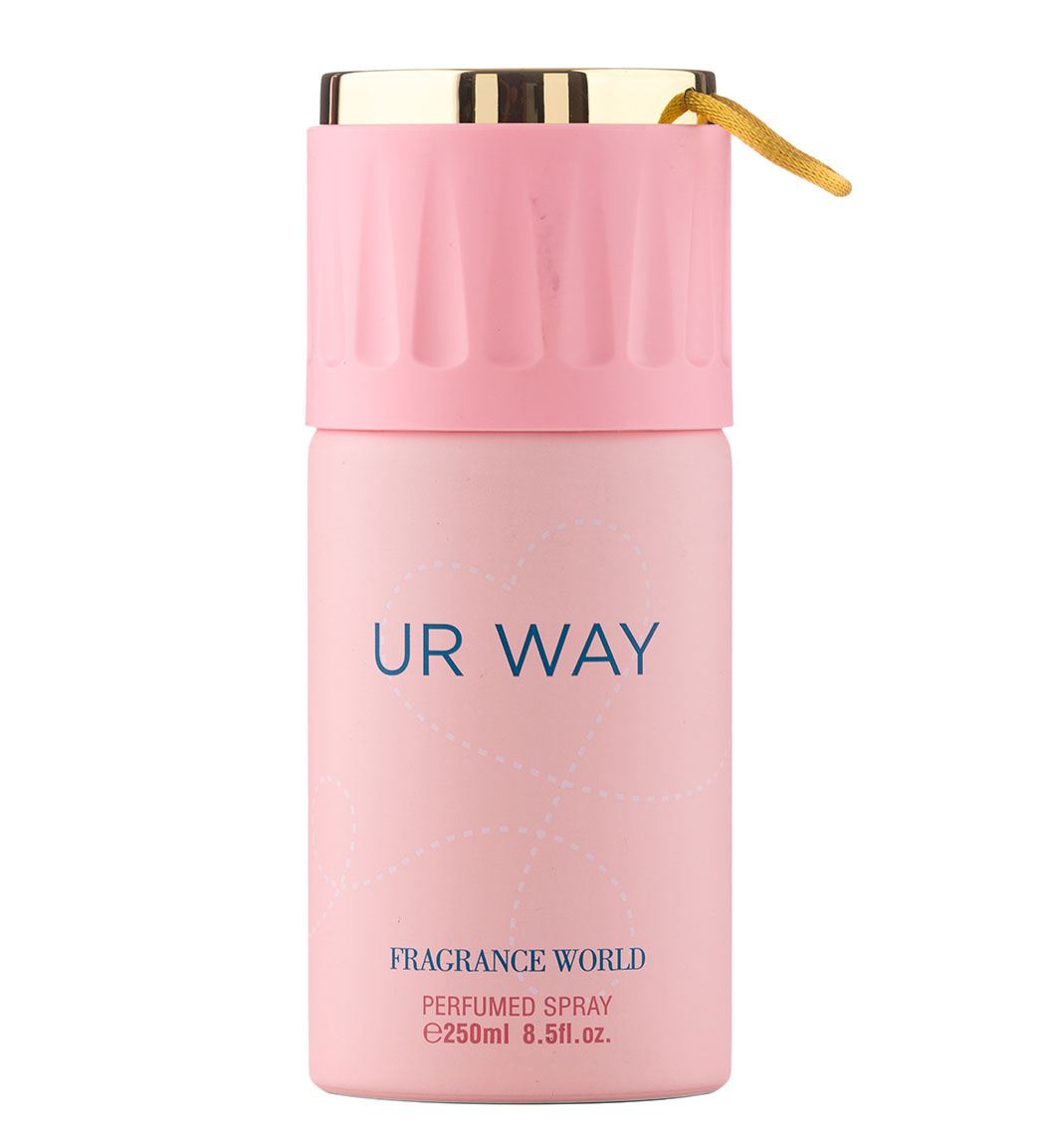 اسپری خوشبوکننده بدن فراگرنس ورد مدل Ur Way حجم 250 میلی لیتر