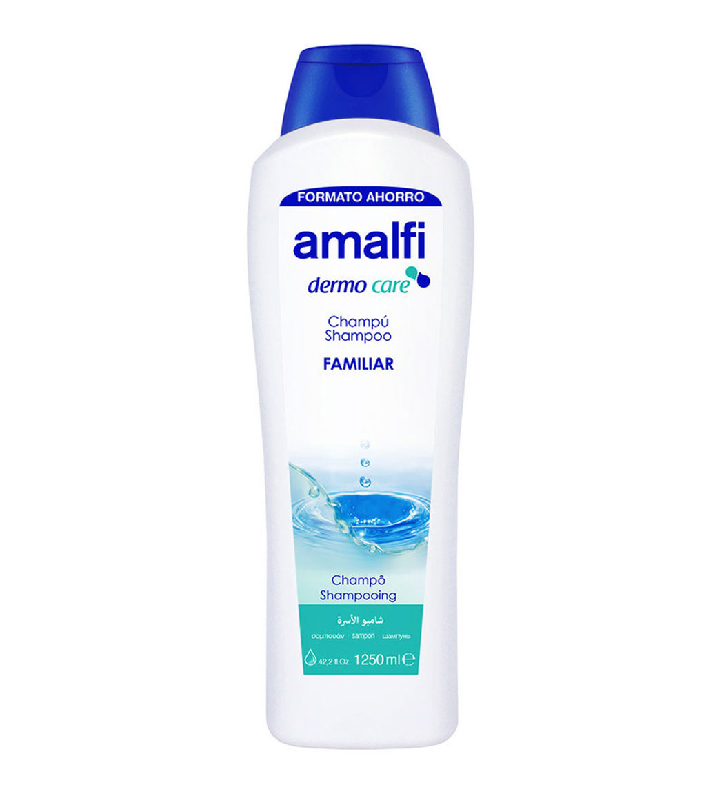 شامپو تقویت کننده و آبرسان آمالفی مدل Familiar مناسب انواع مو حجم 1250 میلی لیتر