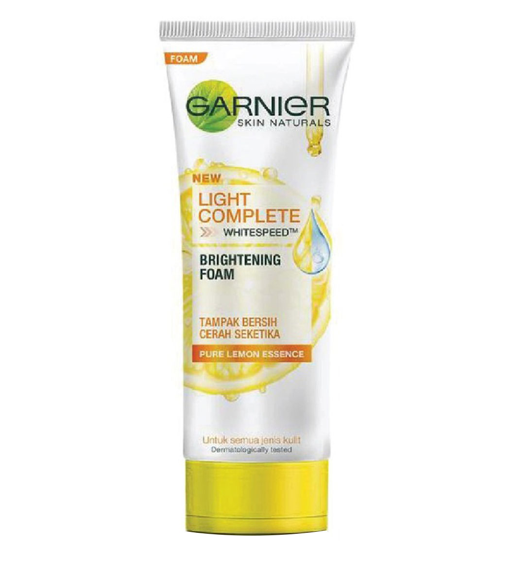 فوم شوینده و روشن کننده صورت گارنیر مدل Light Complete حجم 100میلی لیتر