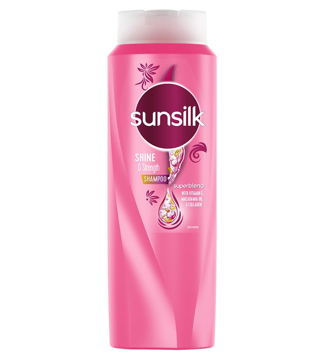 شامپو سان سیلک مدل Shine And Strength حجم 600 میلی لیتر