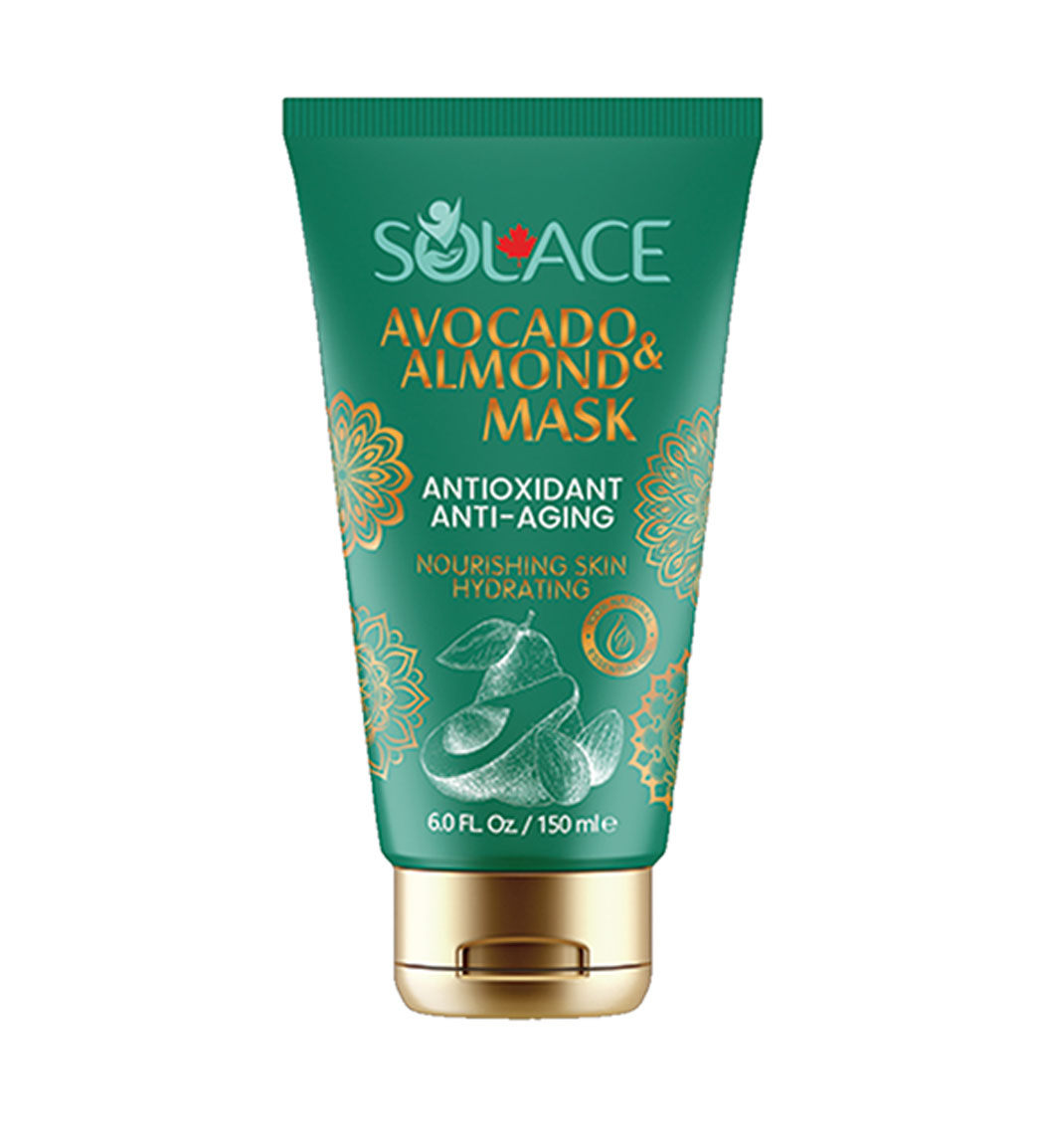 ماسک صورت سولس مدل Anti Aging حاوی روغن بادام و آووکادو حجم 150میلی لیتر